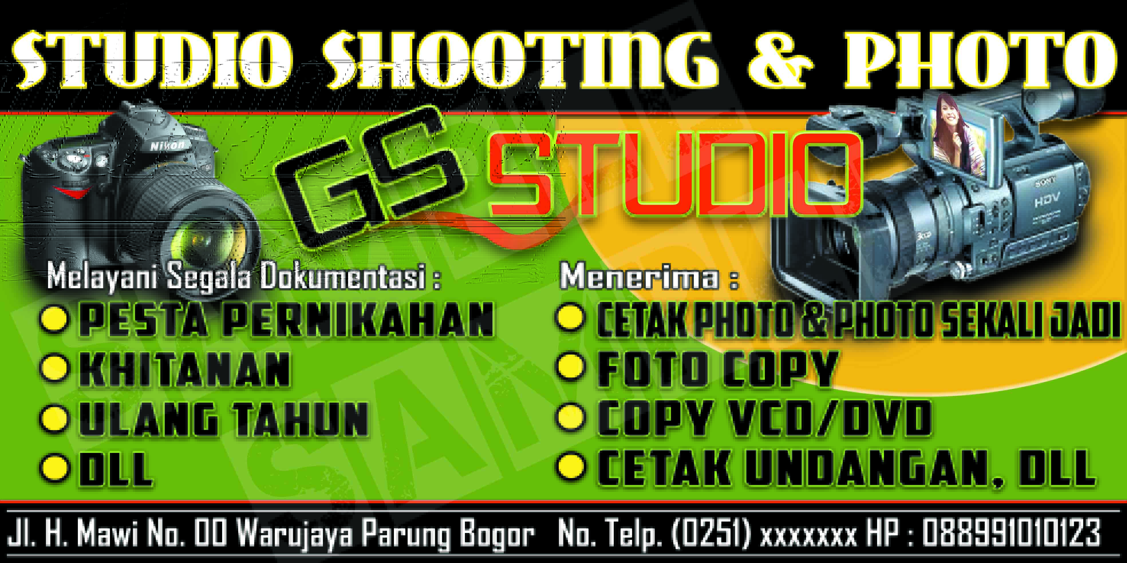 GS. Studio Shooting dan Foto  GS. Studio
